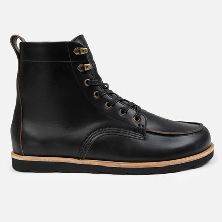 PORTER Barefoot Apron Boot - Black Horween Chromexcel Leather