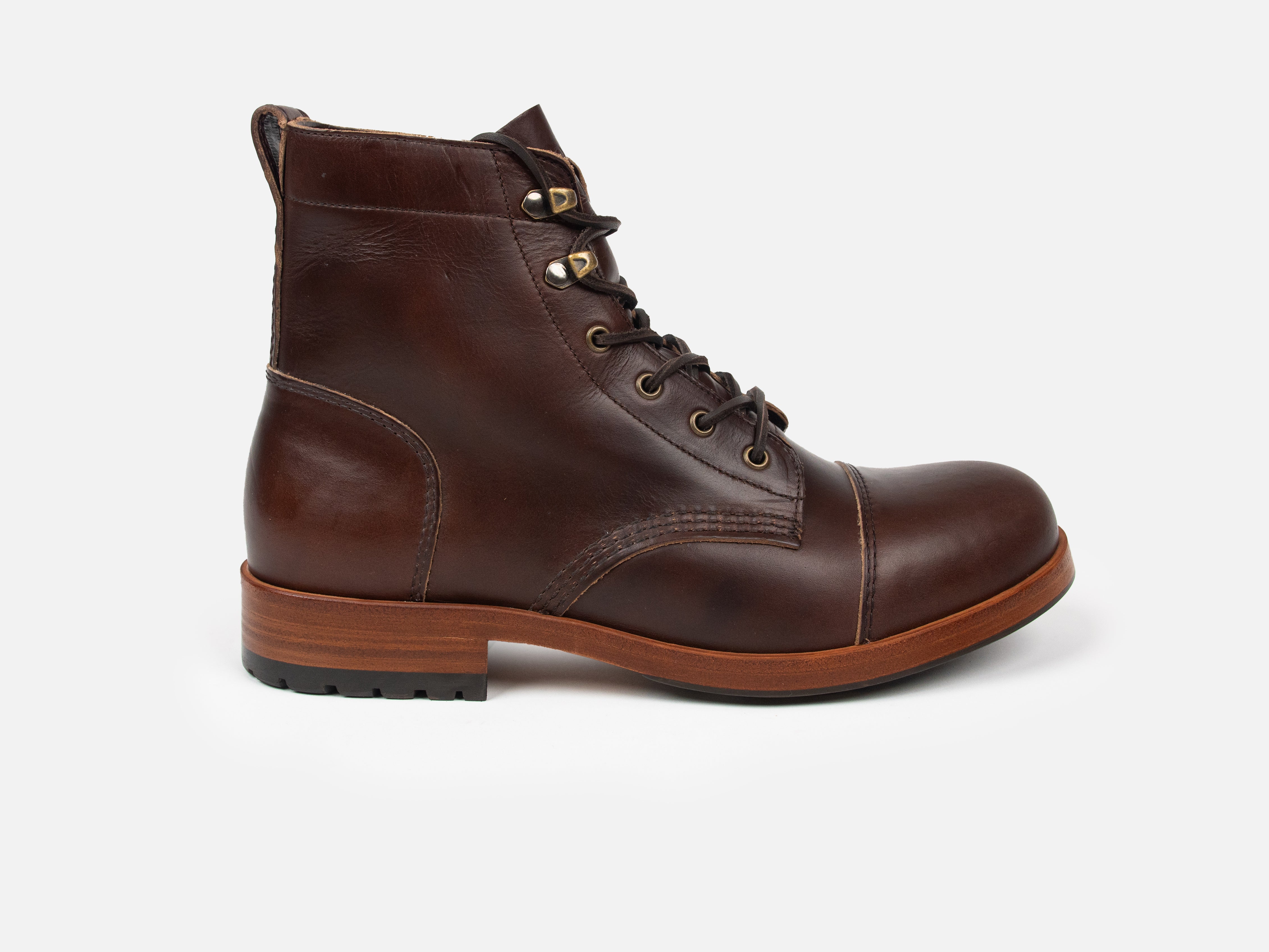 The MATLOCK Service Boot - Horween Dark Brown Leather
