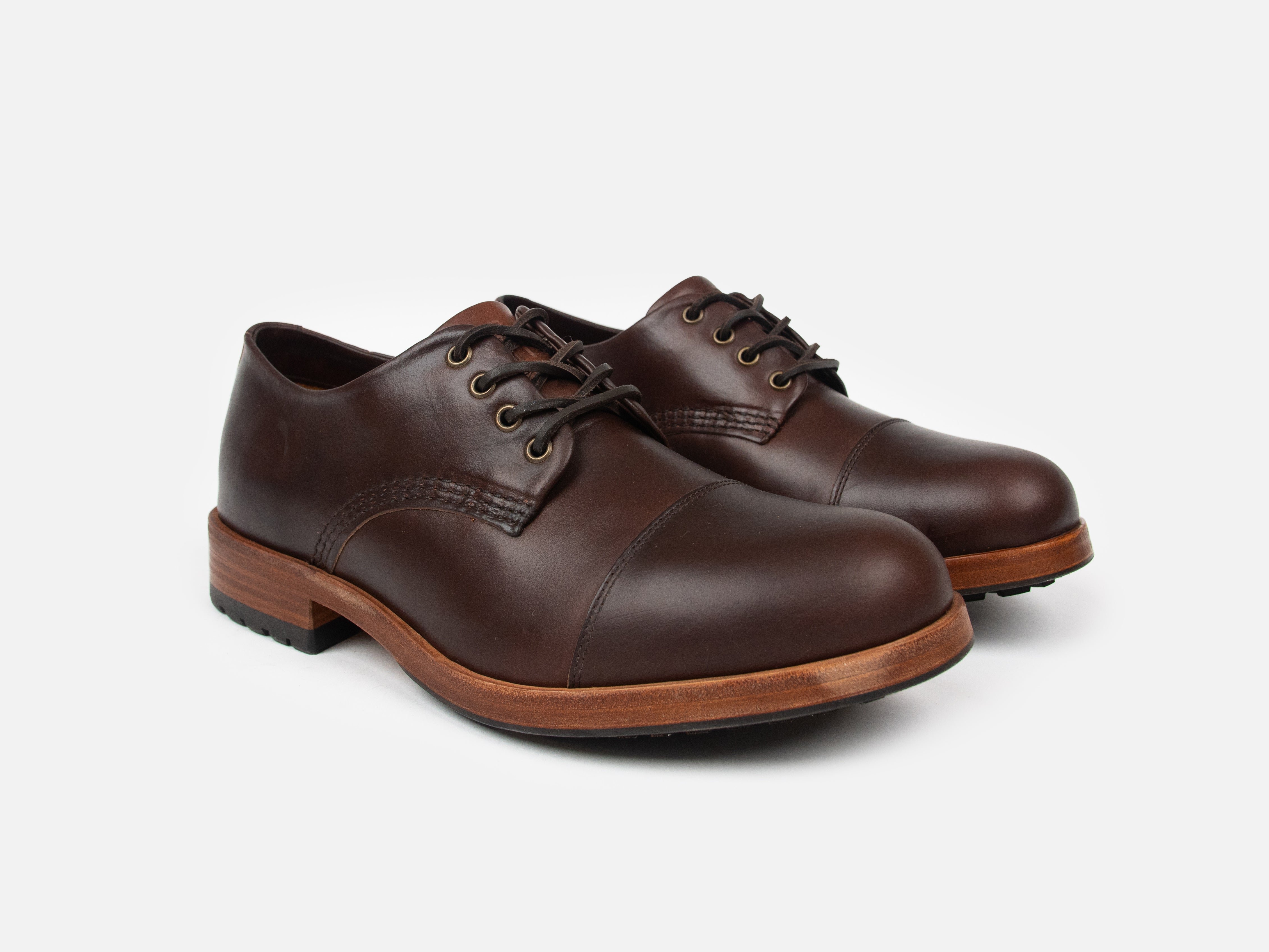 The CASTLETON Shoe - Horween Dark Brown Leather - GORAL 
