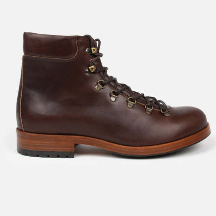 HAROLD Hiking Boot - Horween Dark Brown Leather