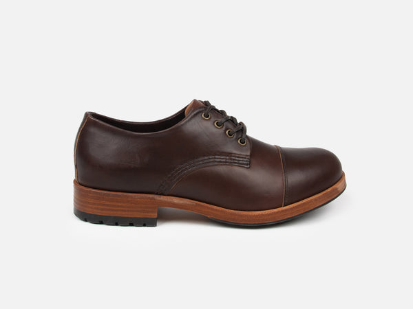 The CASTLETON Shoe - Horween Dark Brown Leather - GORAL 