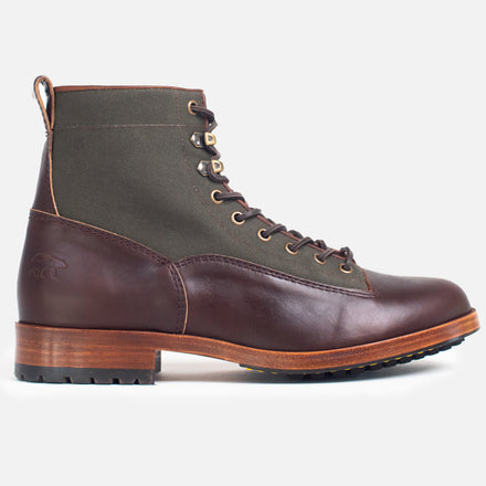 BRAE - Bear & Wolf Co x GORAL Service Boot - Horween Dark Brown Leather