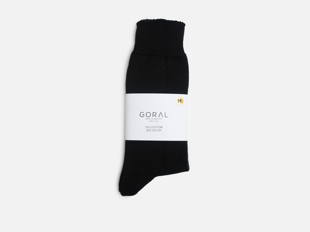 Black Thin Boot Socks