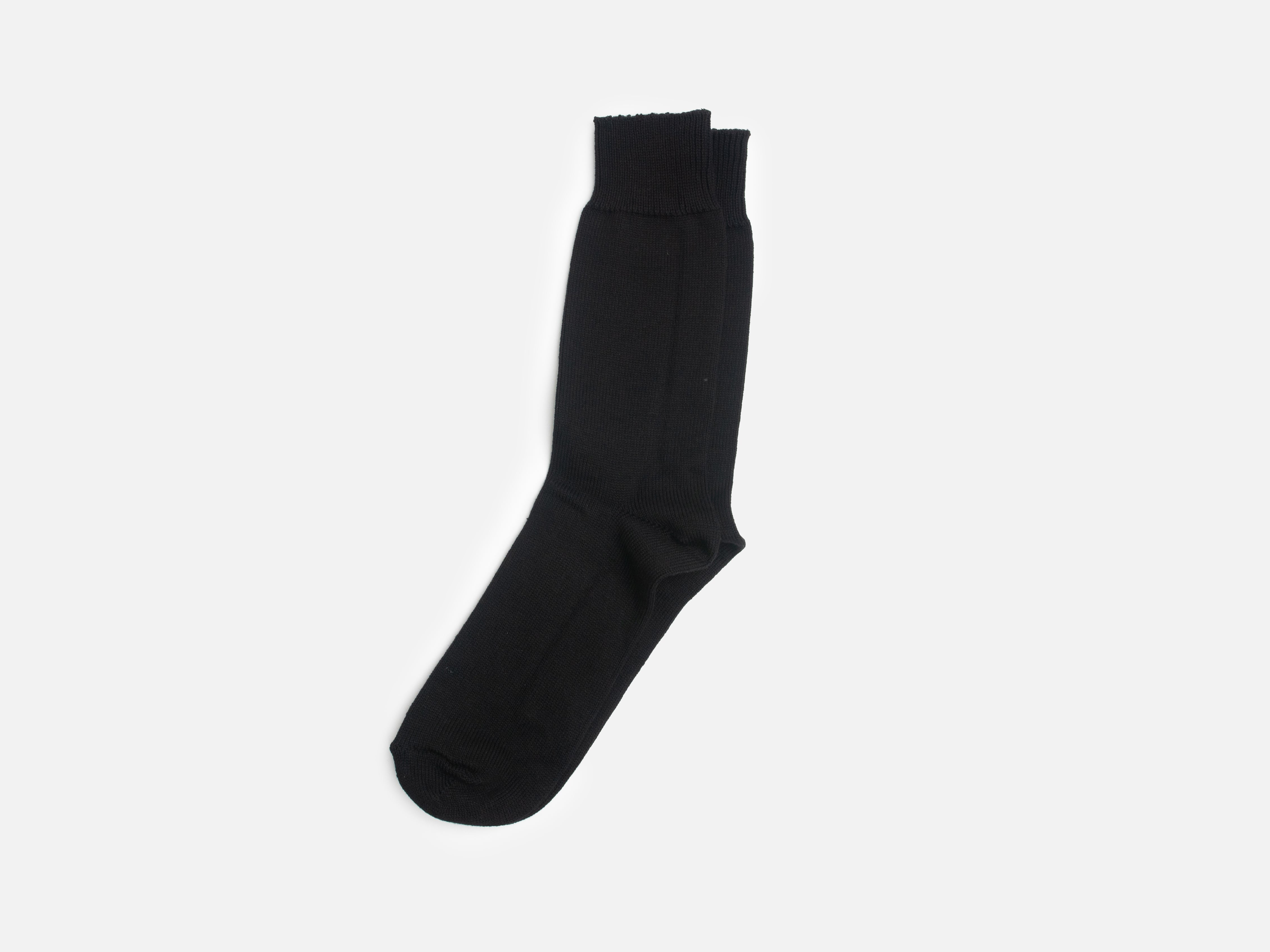 Black Thin Boot Socks