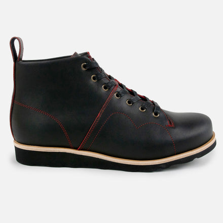 Rose Anvil X GORAL Monkey Boots - Blood Core Leather Black - PRE ORDER