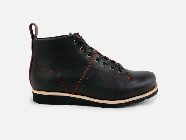 Rose Anvil X GORAL Monkey Boots - Blood Core Leather Black - PRE ORDER