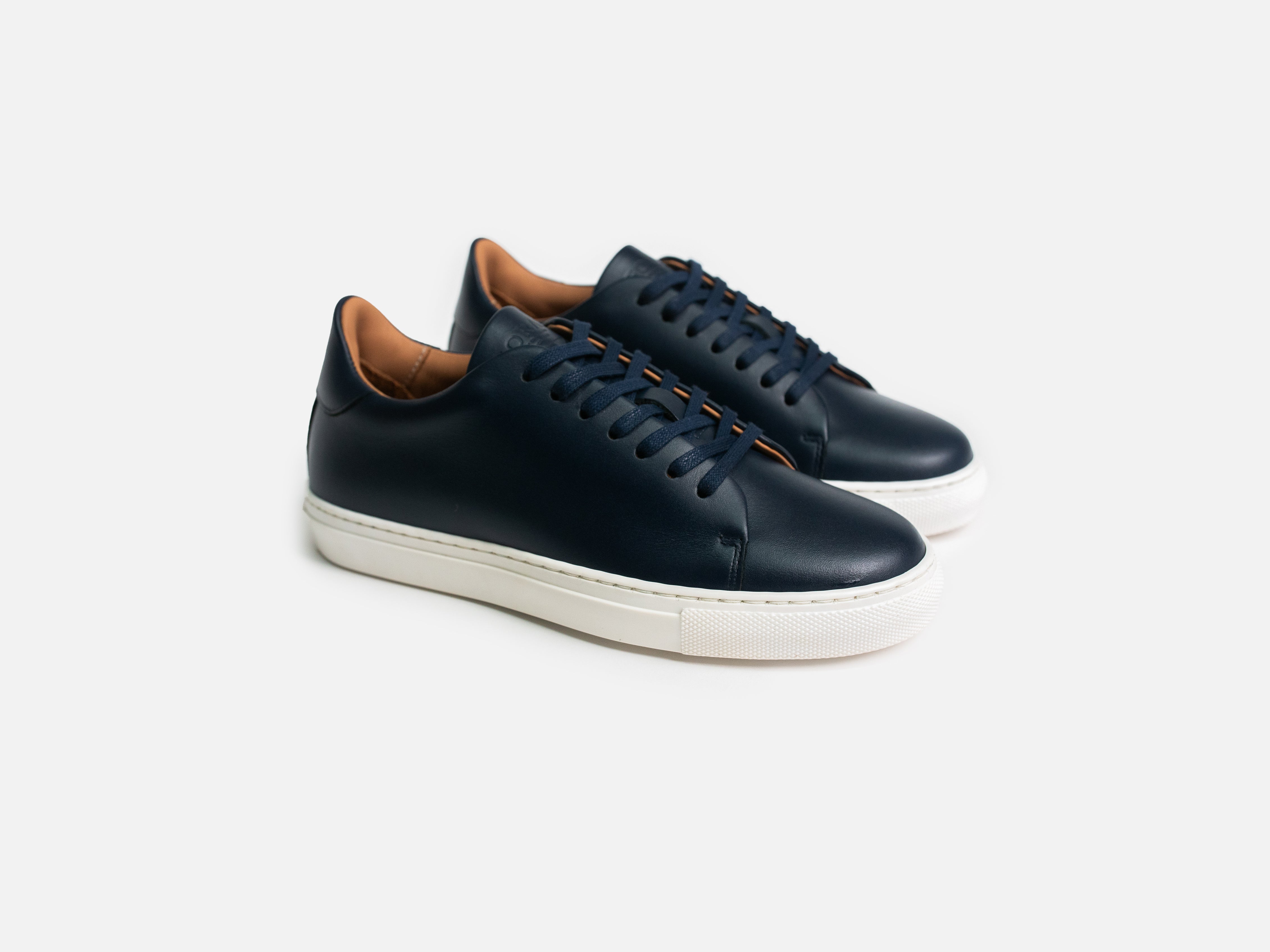 The Mellor II - Calfskin Nappa Navy Leather (Womens) - GORAL 