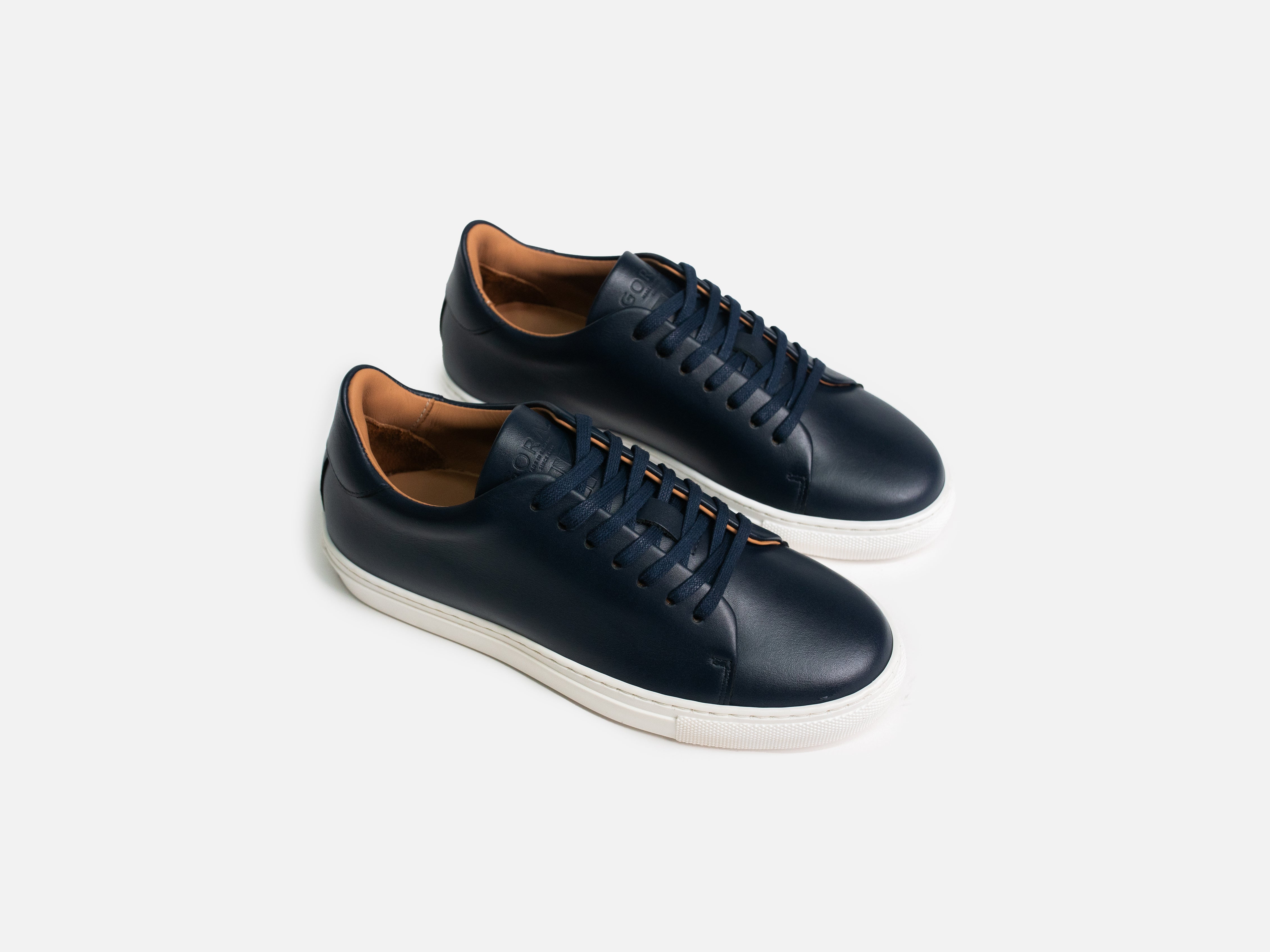 The Mellor II - Calfskin Nappa Navy Leather (Womens) - GORAL 