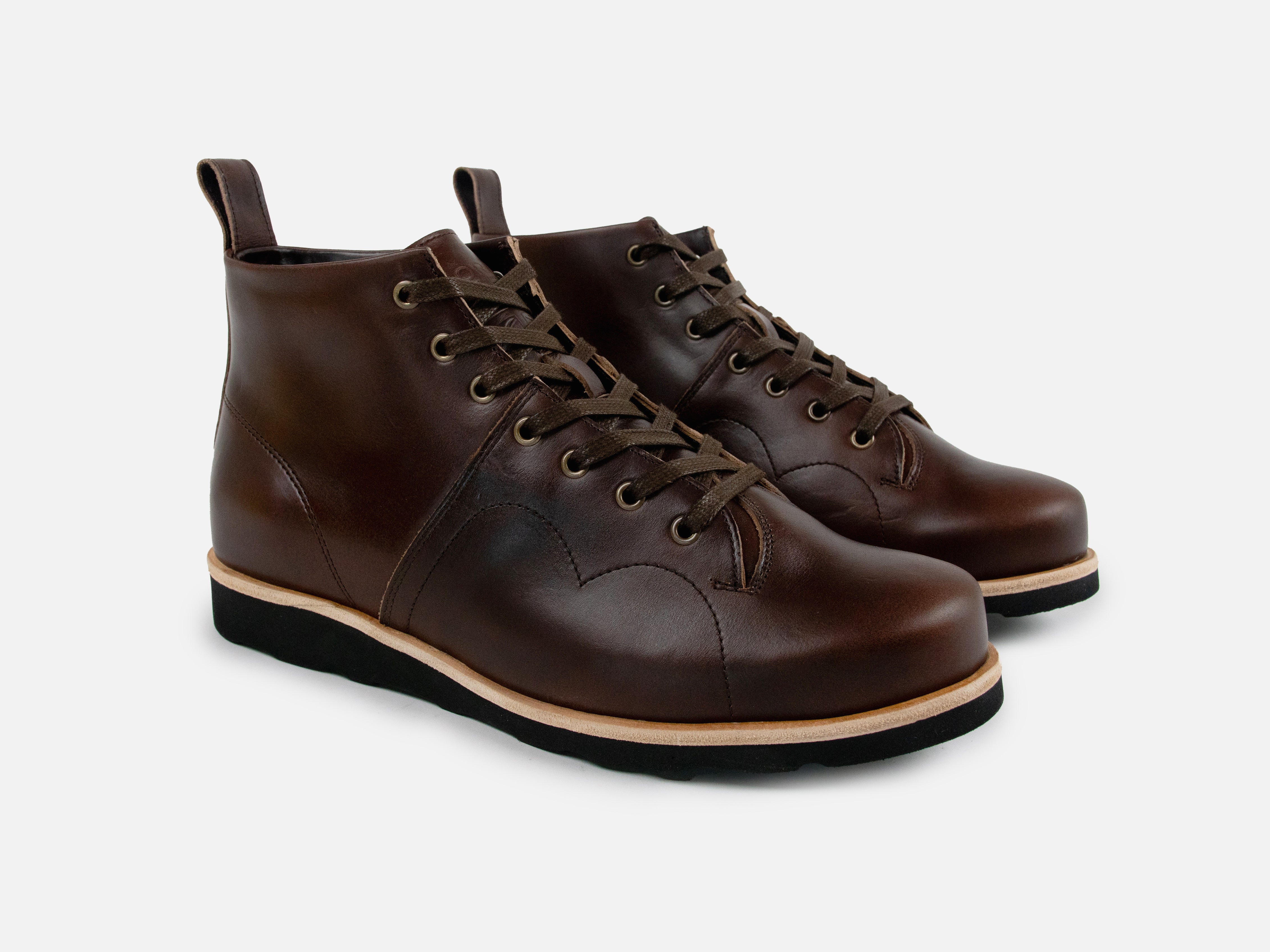 Rose Anvil X GORAL Monkey Boots - Horween Chromexcel Dark Brown Leather - PRE ORDER