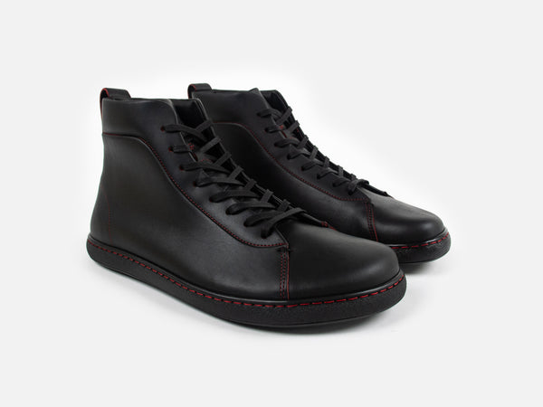 WALKLEY Barefoot High Top Blood Core Leather Sneaker - GORAL 