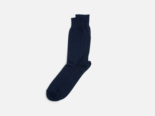 Navy Thin Boot Socks
