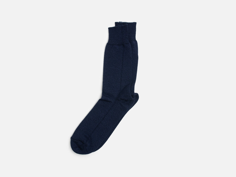 Navy Thin Boot Socks