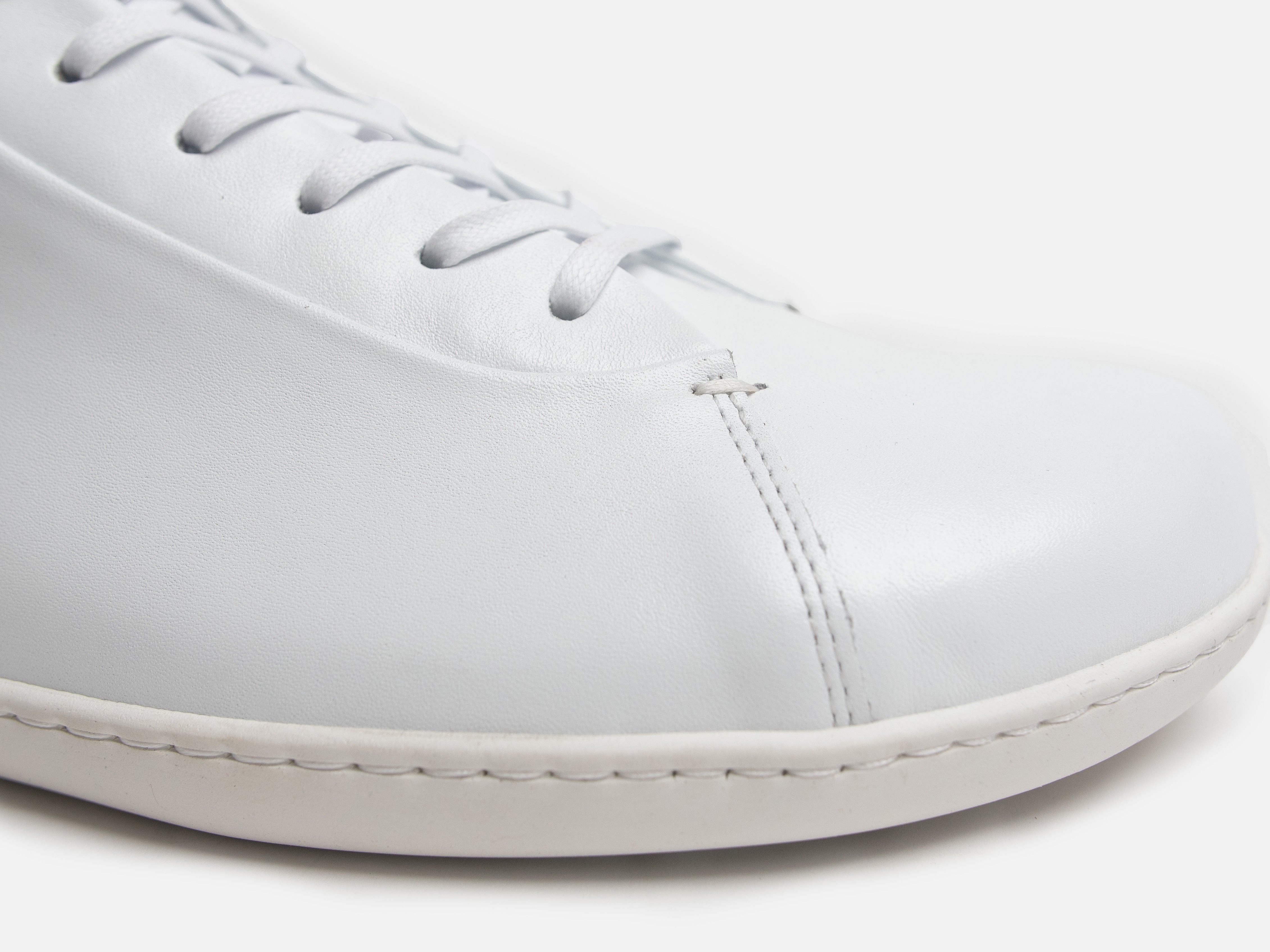 Rose Anvil X GORAL SMUGS Barefoot High Top White Calfskin Leather Sneaker PRE-ORDER - GORAL 