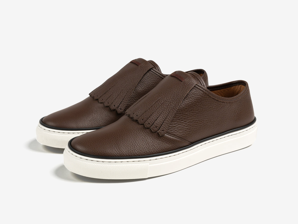 Garmsville by Goral Deck Shoe - Chocolate Brown Mastrotto Adria Leather - GORAL 