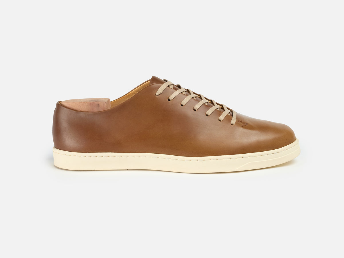 Hanley Sneaker - Horween Shell Cordovan Bourbon