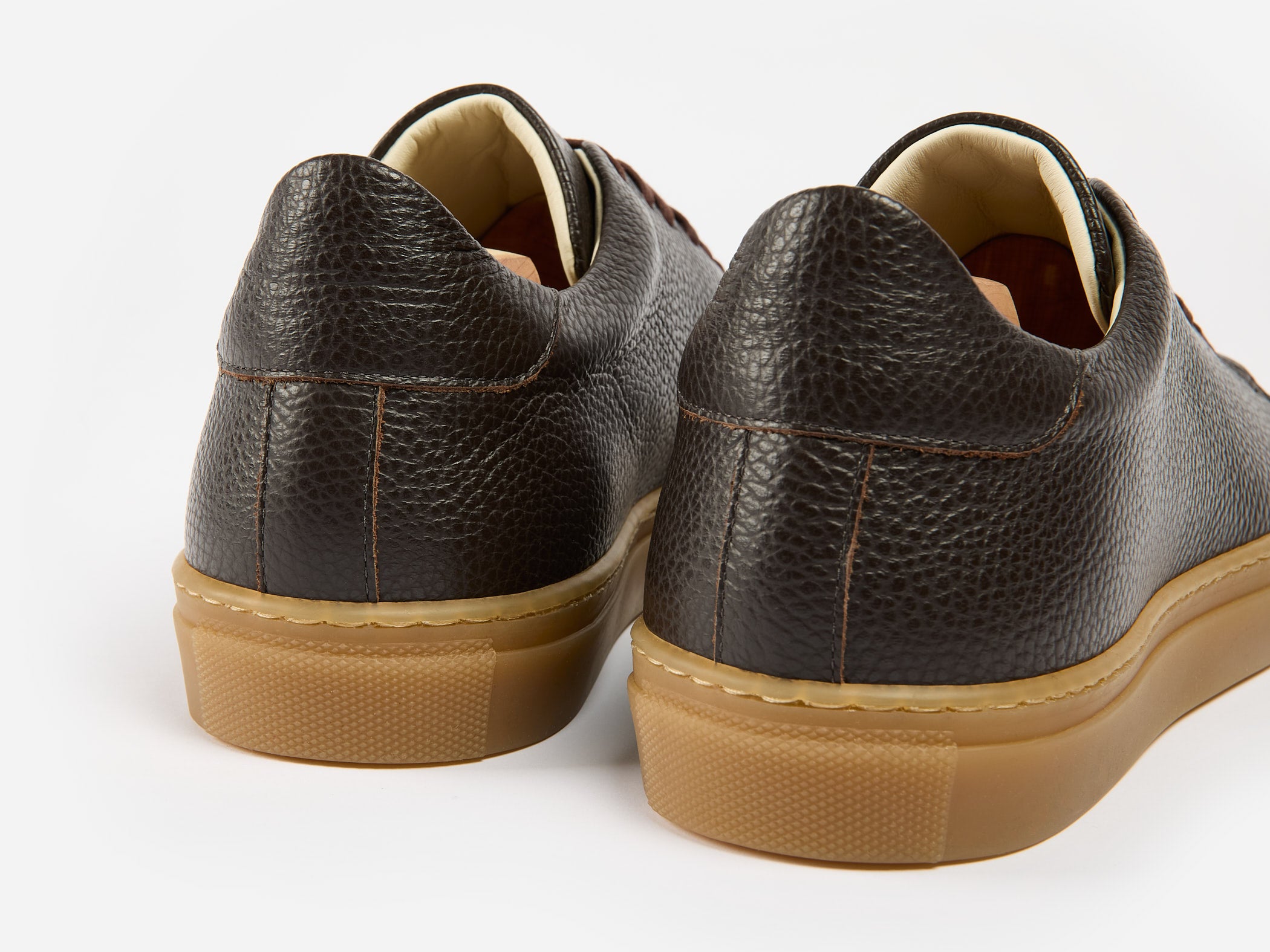The Mellor II Sneaker - Mastrotto Adria Chocolate Leather - Ready To Ship