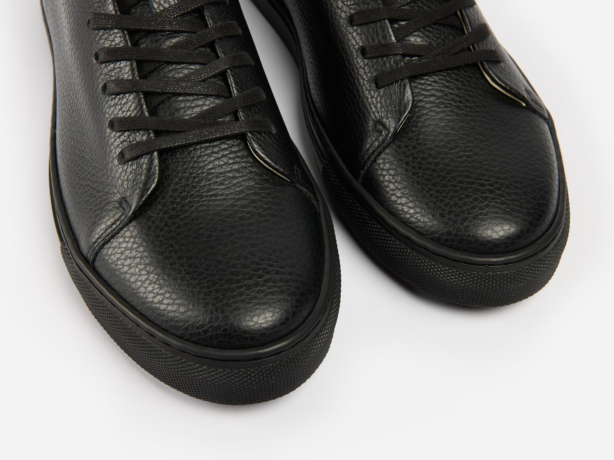 The Mellor II Sneaker - Mastrotto Adria Black Leather