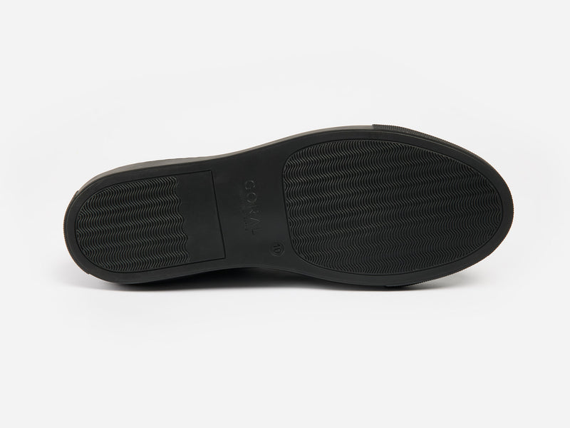 The Mellor II Sneaker - Mastrotto Adria Black Leather