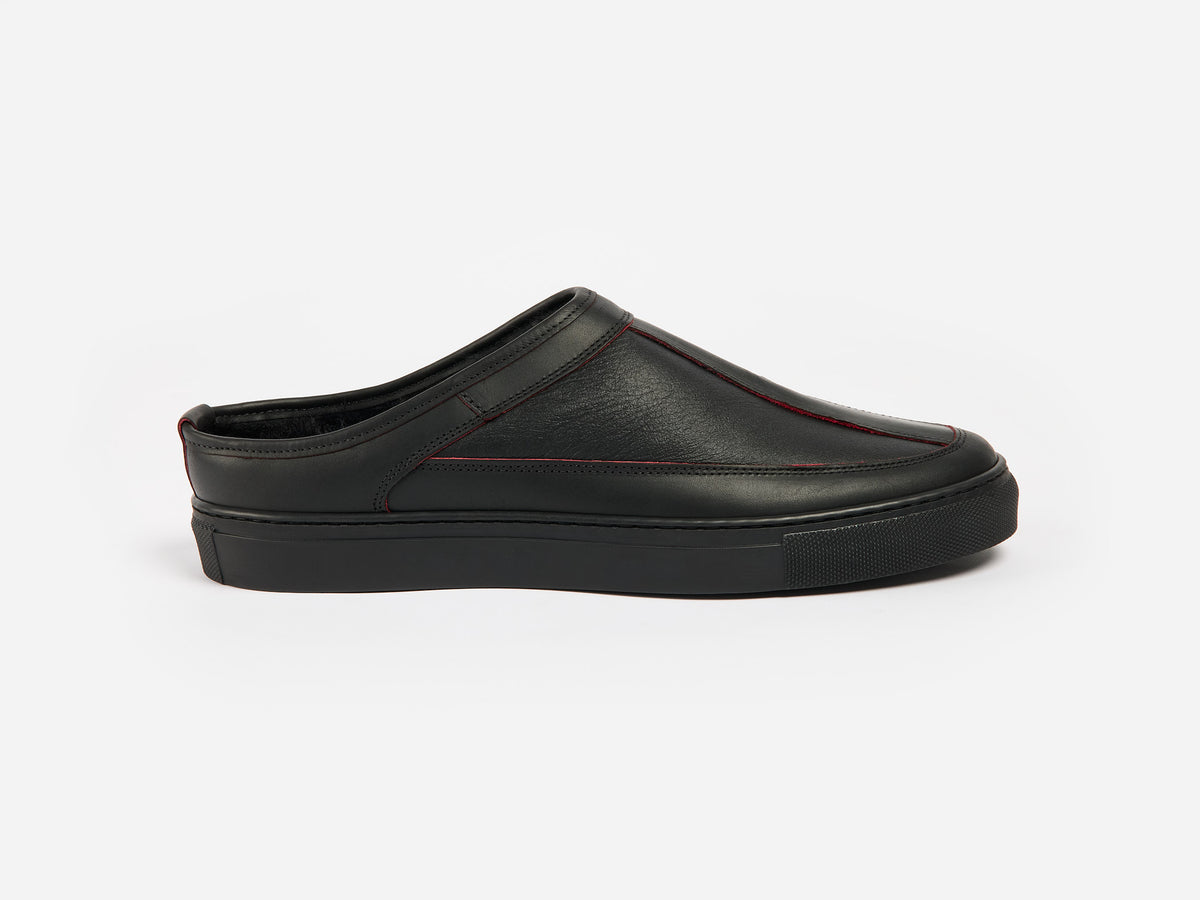 Rose Anvil x GORAL SLUGGS Slip On Shoes - Blood Core Leather PRE-ORDER