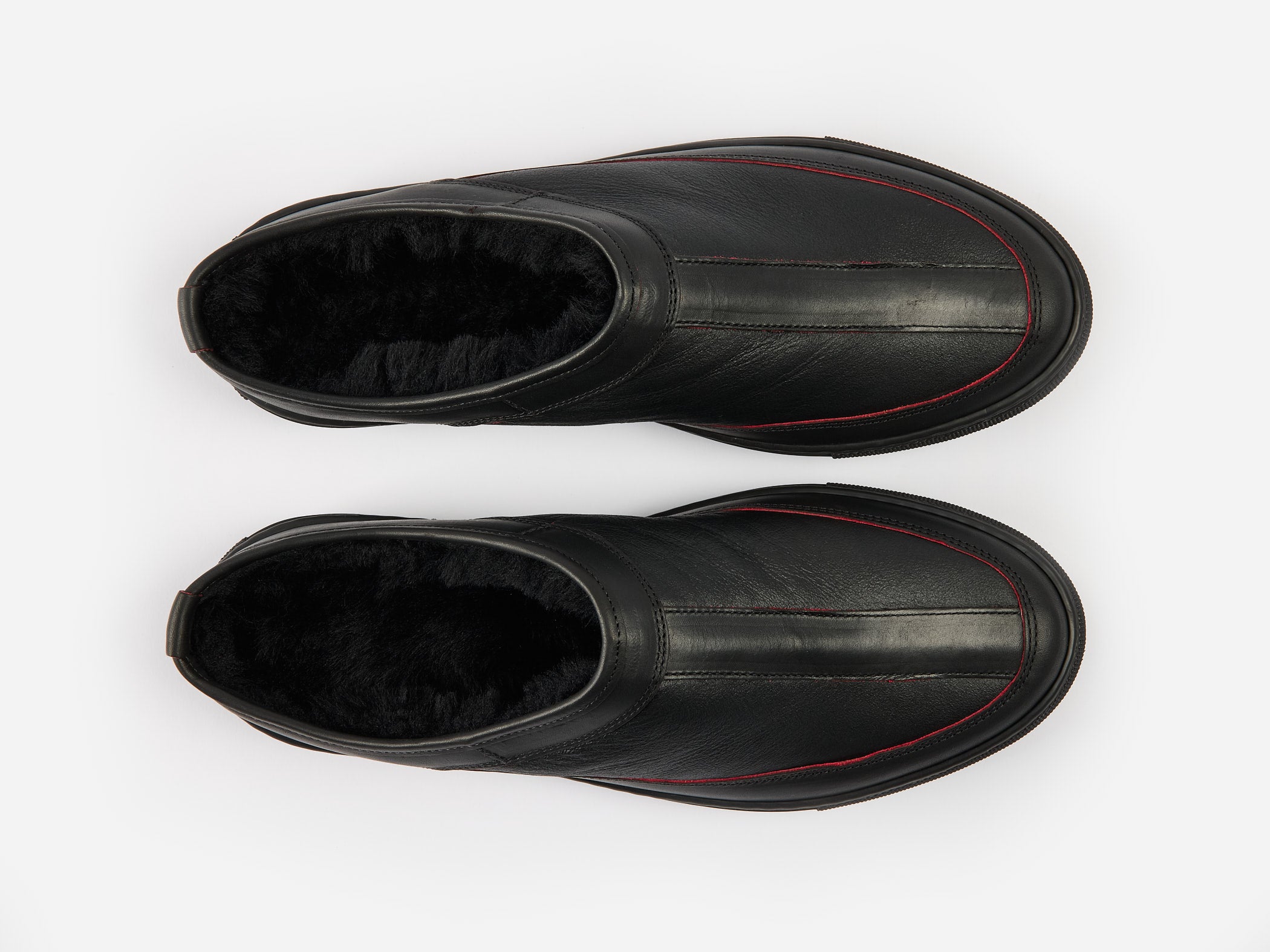 Rose Anvil x GORAL SLUGGS Slip On Shoes - Blood Core Leather PRE-ORDER - GORAL 