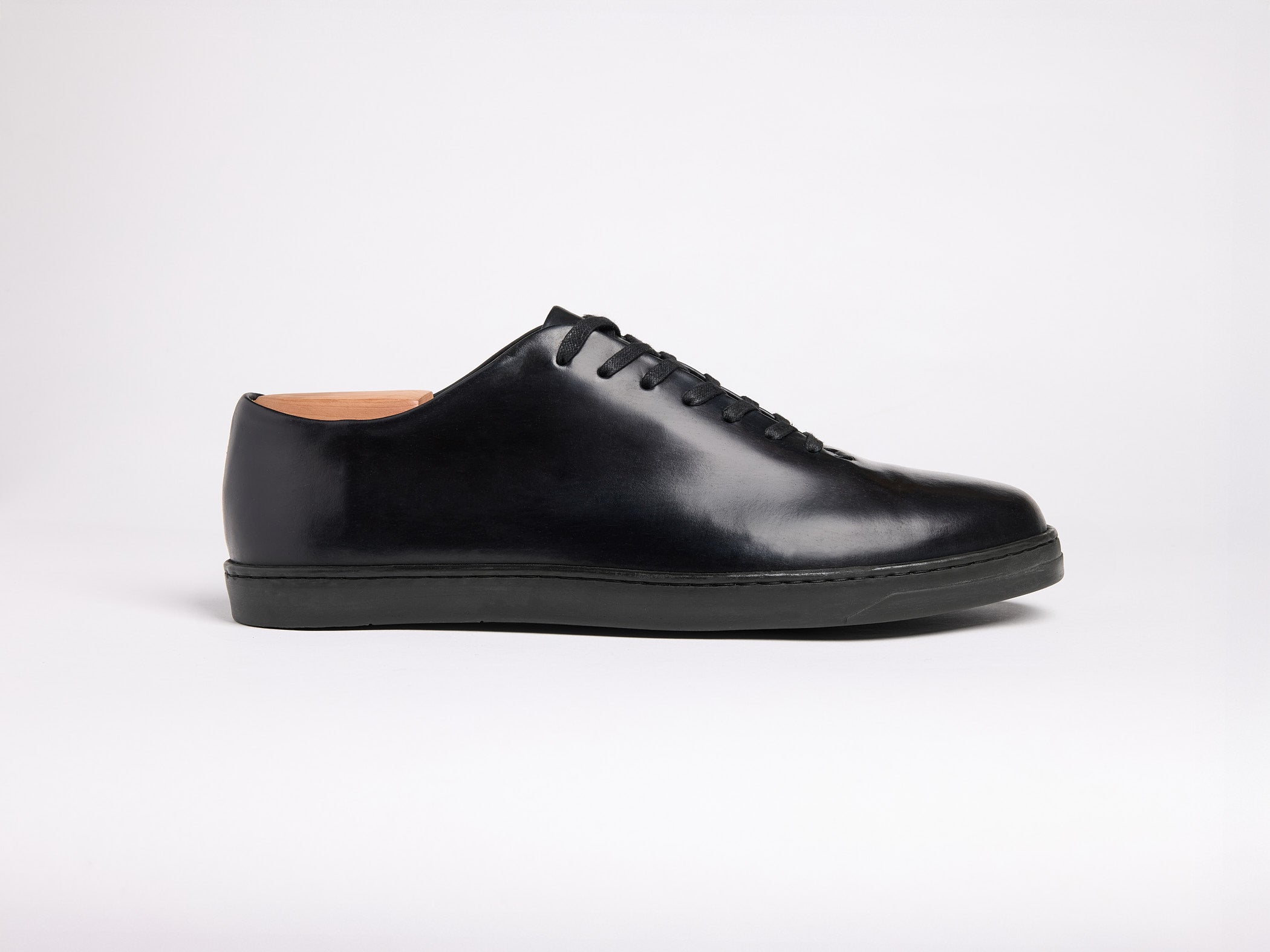 Hanley Sneaker - Horween Shell Cordovan Black - GORAL 