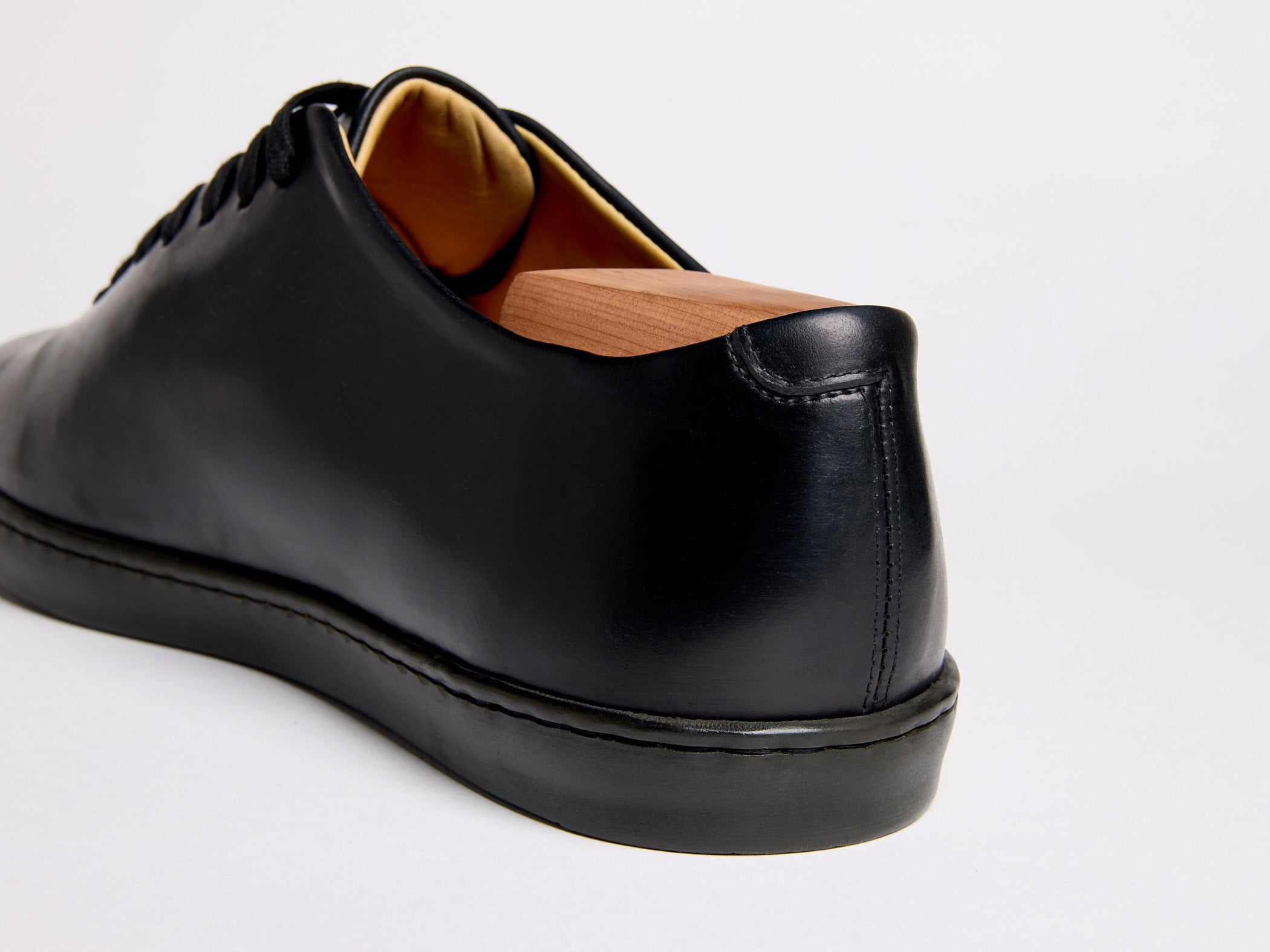 Hanley Sneaker - Horween Shell Cordovan Black - GORAL 