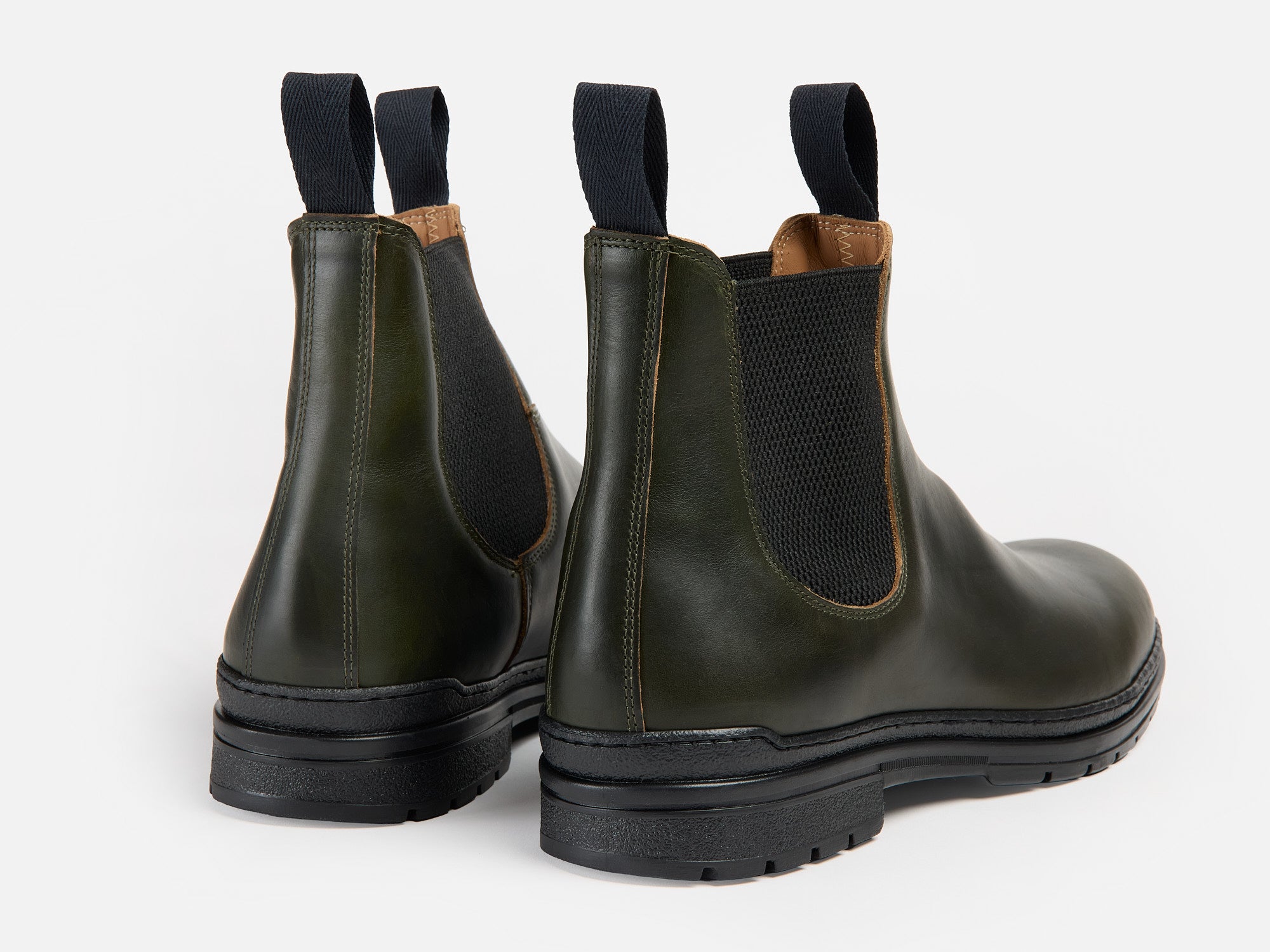 The Baslow Chelsea Boot - Horween Chromexcel Forest Green Leather - GORAL 
