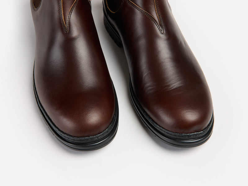 The Baslow Chelsea Boot - Horween Chromexcel Dark Brown Leather