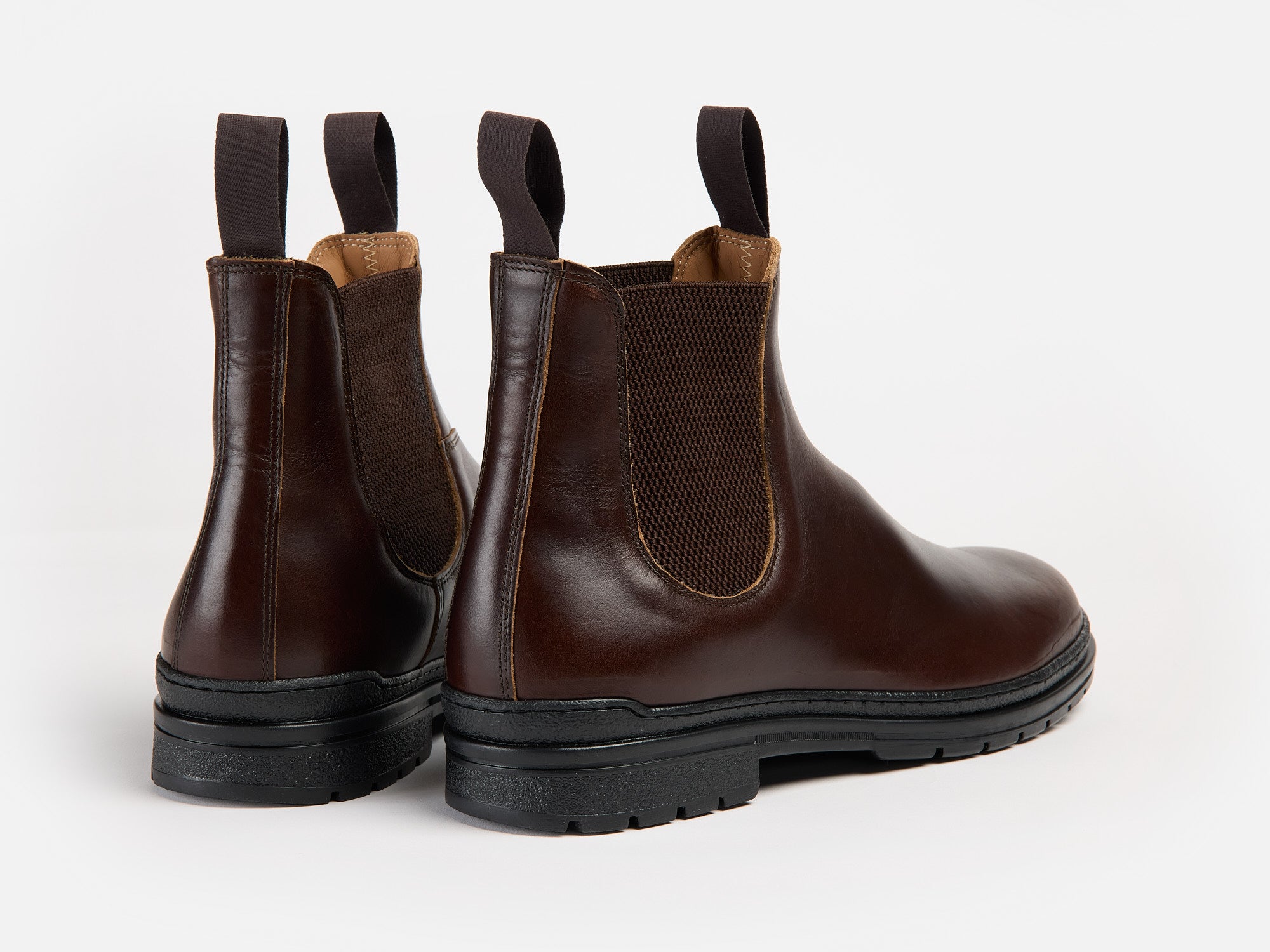 The Baslow Chelsea Boot - Horween Chromexcel Dark Brown Leather - GORAL 