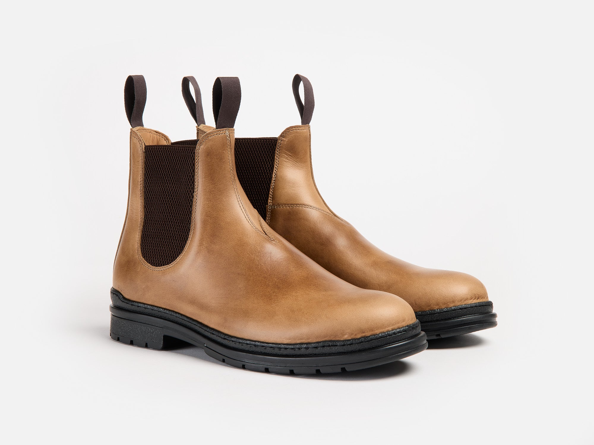 The Baslow Chelsea Boot - Horween Chromexcel Natural Leather