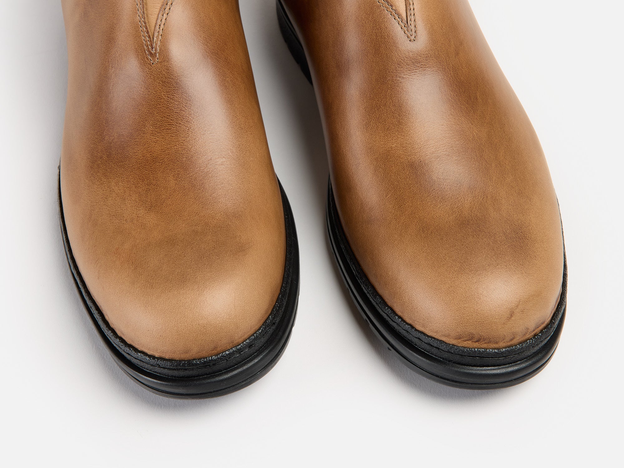 The Baslow Chelsea Boot - Horween Chromexcel Natural Leather
