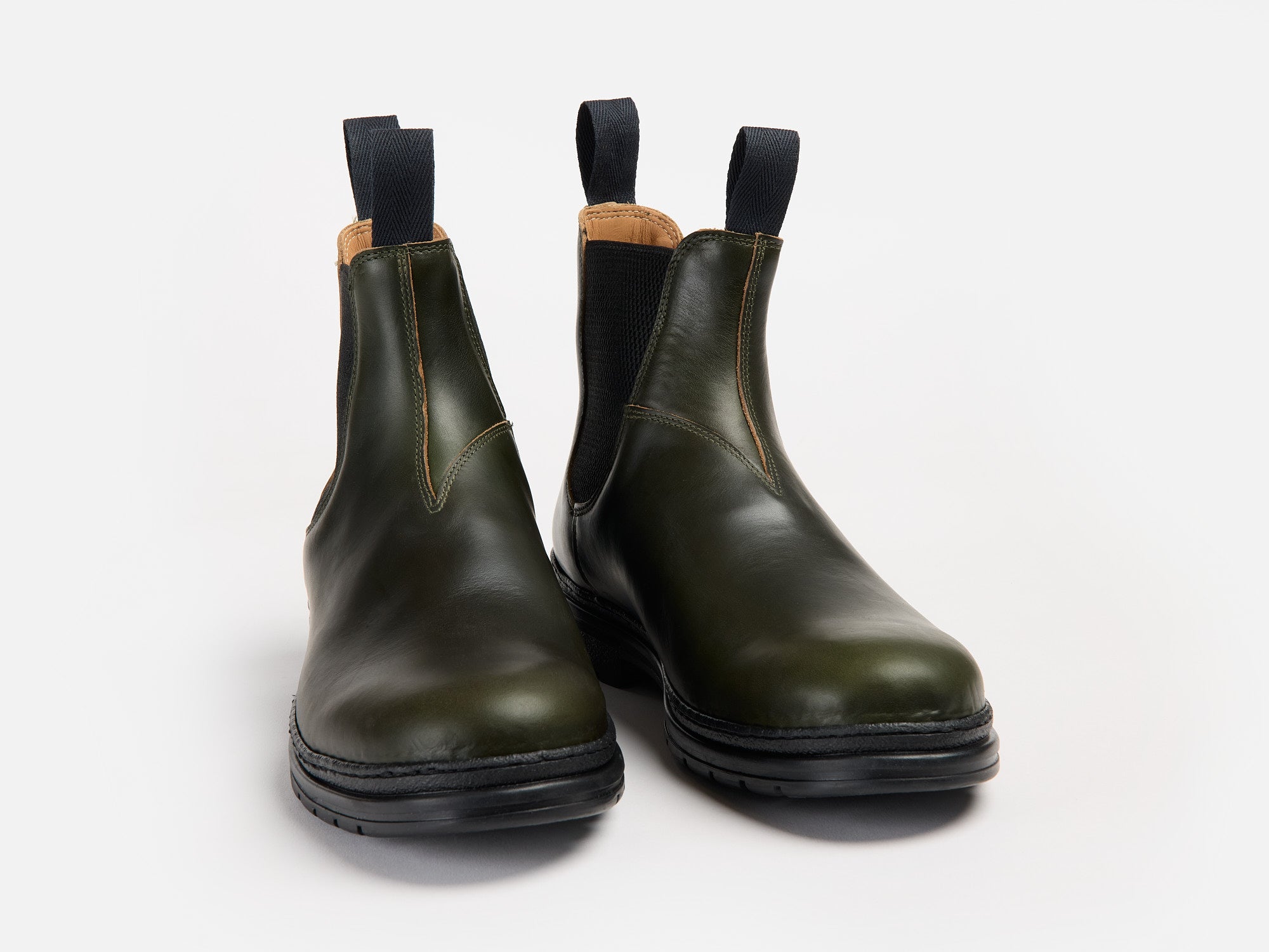 The Baslow Chelsea Boot - Horween Chromexcel Forest Green Leather - GORAL 