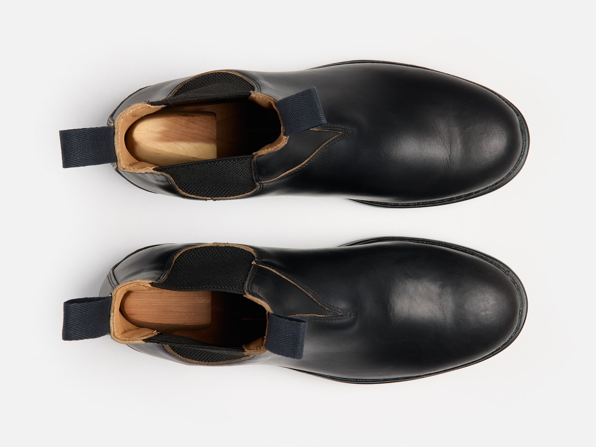 The Baslow Chelsea Boot - Horween Chromexcel Black Leather - GORAL 