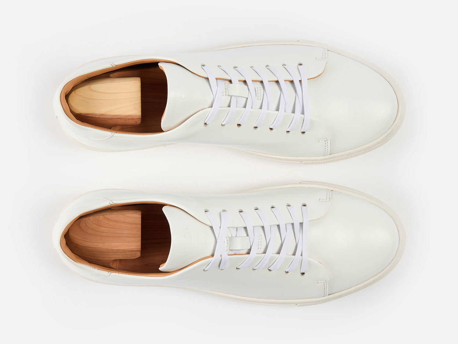 The Mellor II Sneakers - Calfskin Nappa White Leather - GORAL 