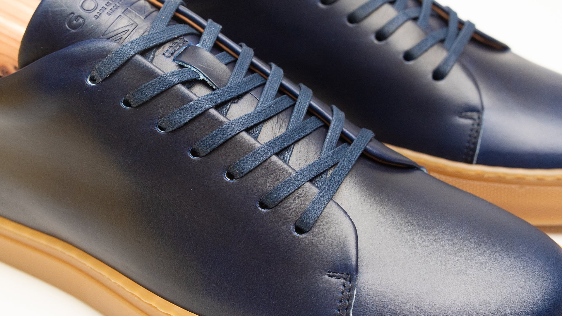 The Mellor II Sneaker - Horween Ink Leather - GORAL 