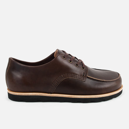 TOTLEY Barefoot Apron Shoe - Dark Brown Horween Chromexcel Leather