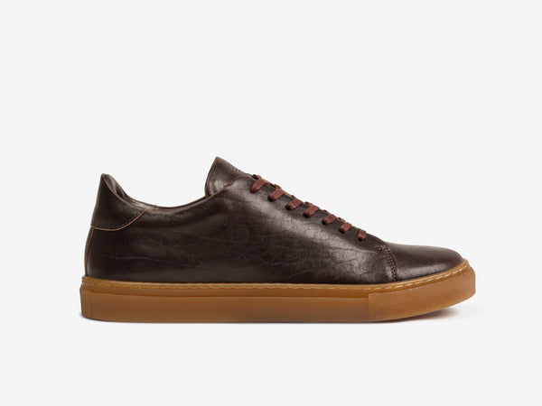 The Mellor II Sneaker - Horween Aspen Dark Brown Leather