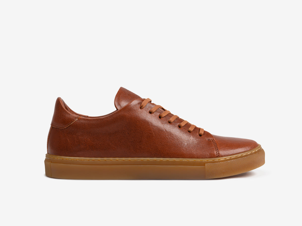 The Mellor II Sneaker - Horween Aspen Cognac Leather