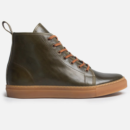 SMUGS Rose Anvil X GORAL High Top Sneaker 2.0 - Maryam Tpr Verde Leather