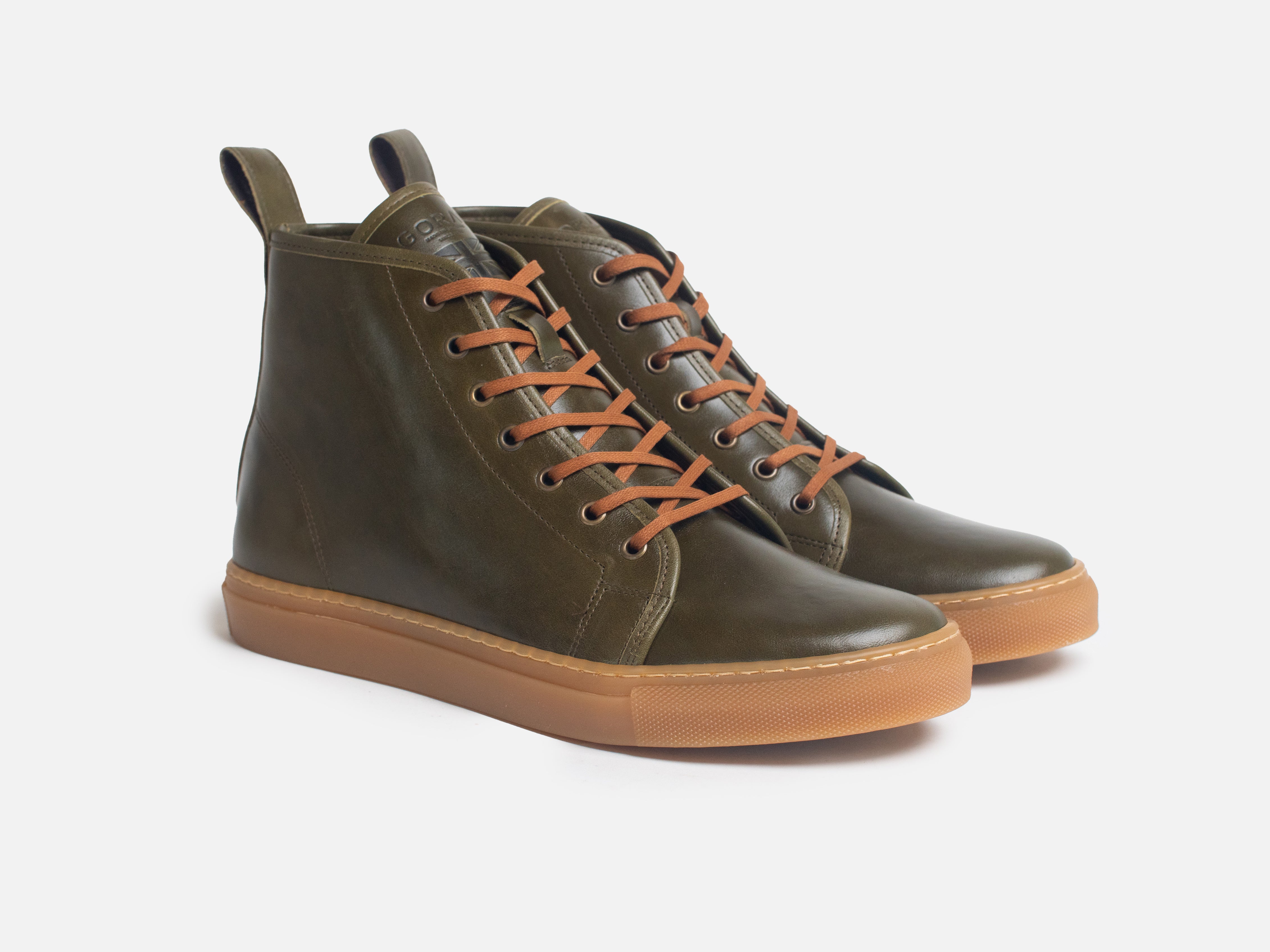 SMUGS Rose Anvil X GORAL High Top Sneaker 2.0 - Maryam Tpr Verde Leather