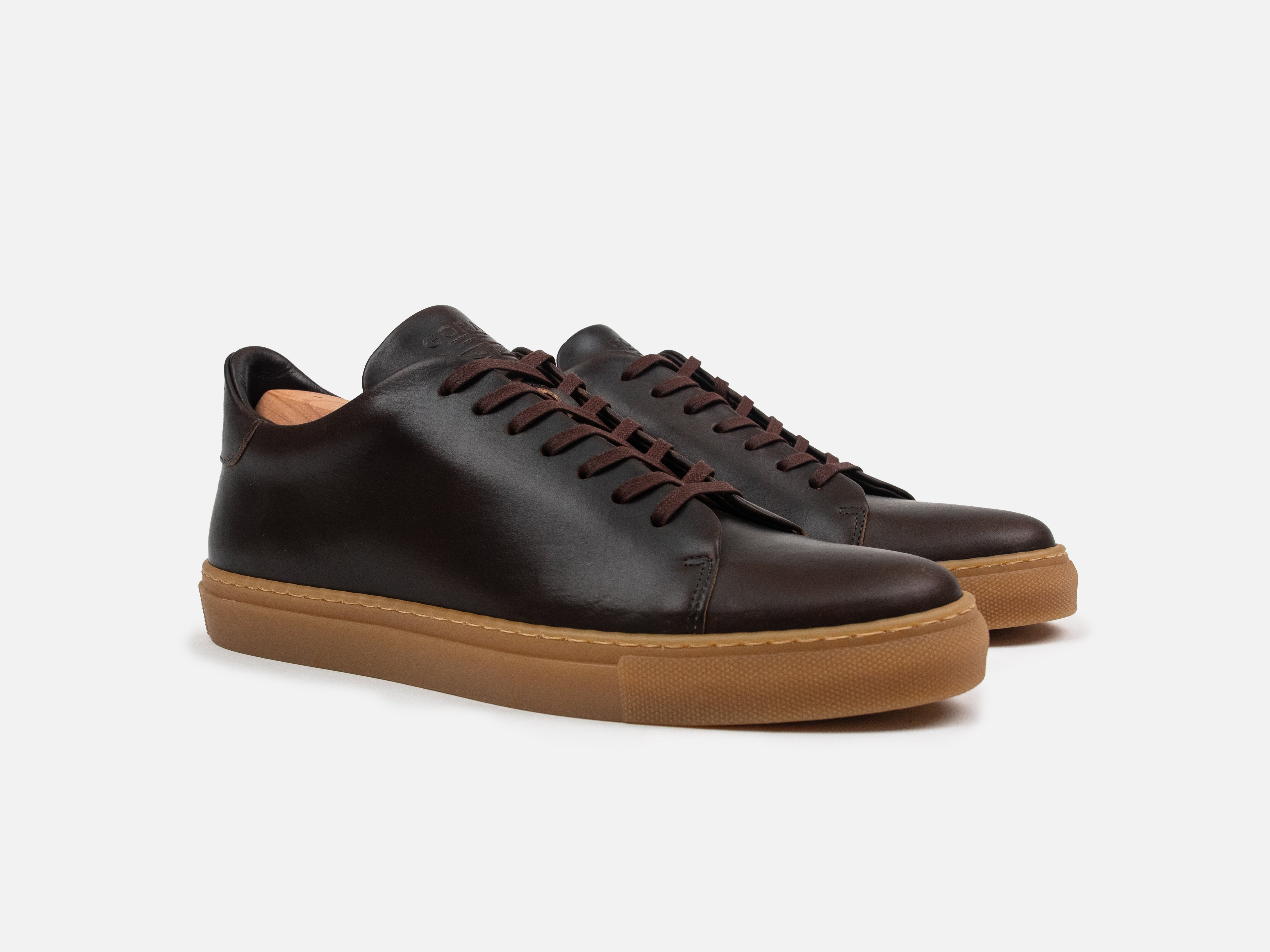 The Mellor II Sneaker - Horween Dark Brown Leather