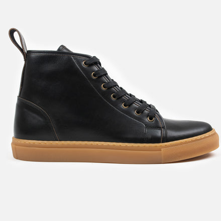 SMUGS Rose Anvil X GORAL High Top Sneaker 2.0 - Horween Black Ready To Ship