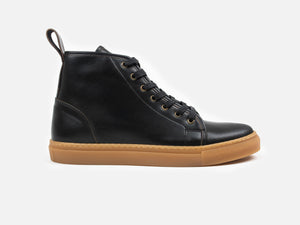 Rose Anvil X GORAL SMUGS High Top Sneaker 2.0 - Horween Black Ready To Ship