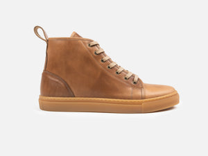 Rose Anvil X GORAL SMUGS High Top Sneaker 2.0 - Horween Natural PRE-ORDER