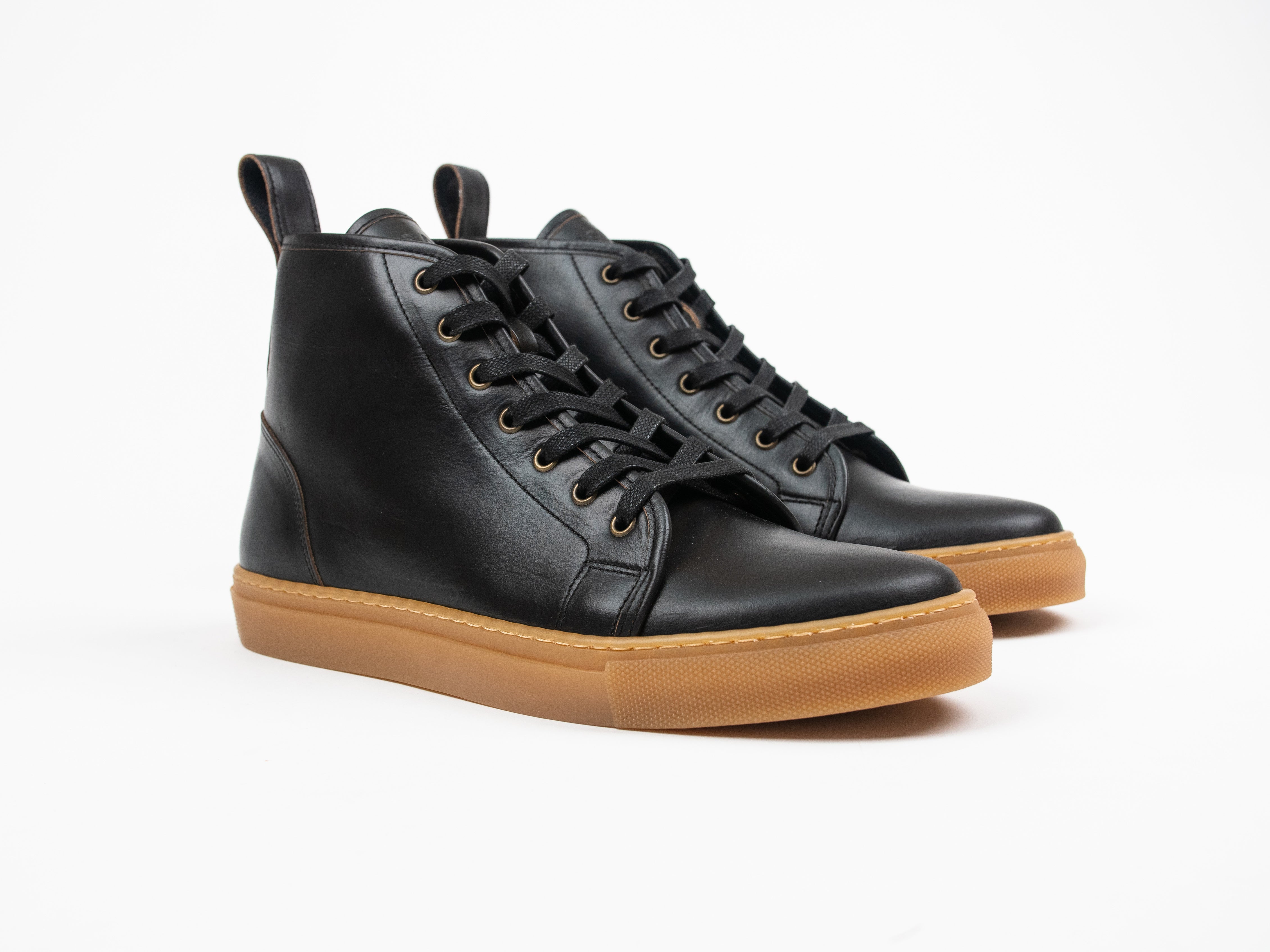 Rose Anvil X GORAL SMUGS High Top Sneaker 2.0 - Horween Black Ready To Ship