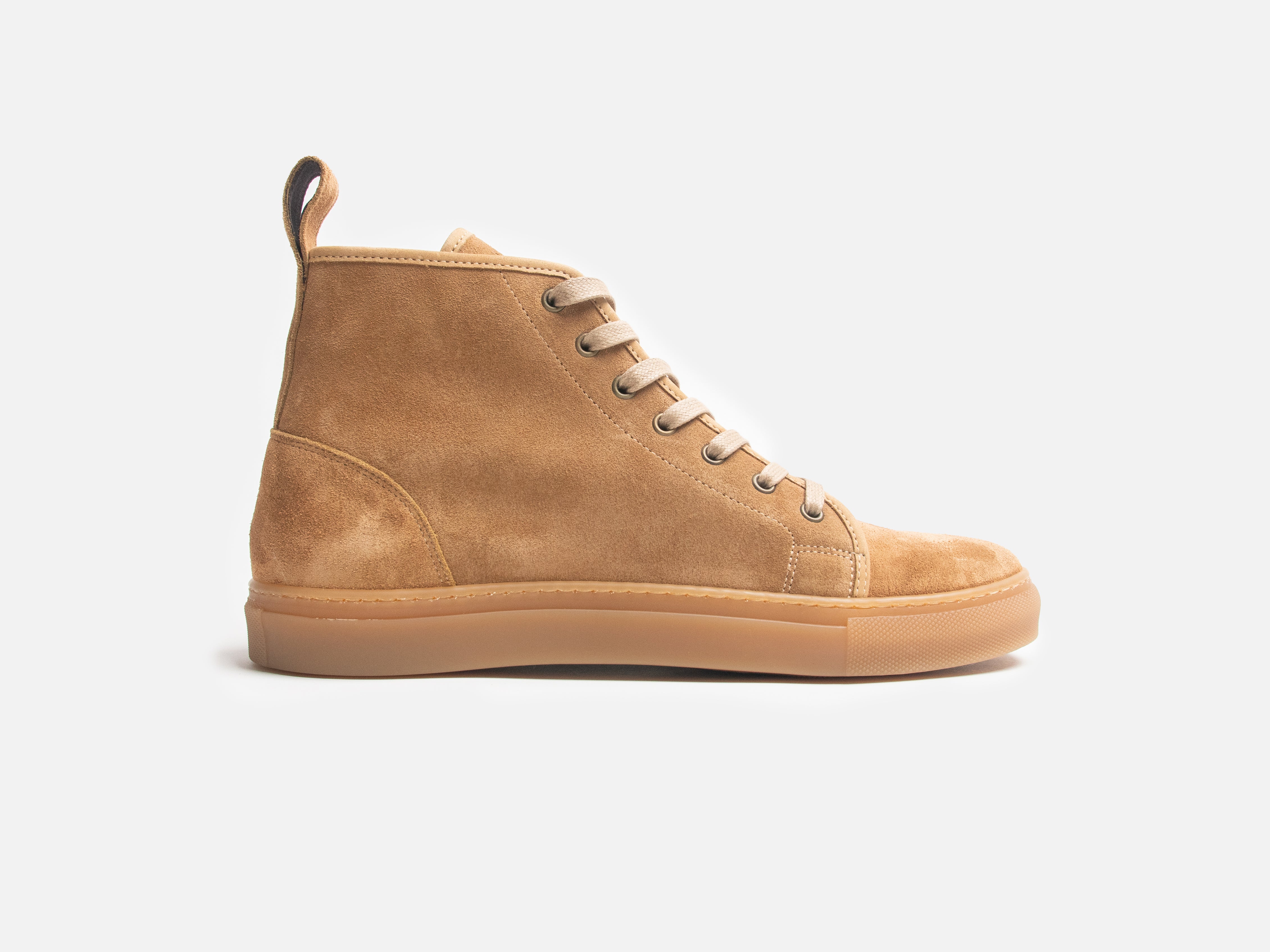 Rose Anvil X GORAL SMUGS High Top Sneaker 2.0 - Tobacco Kudu Reverse