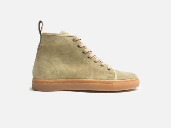 Rose Anvil X GORAL SMUGS High Top Sneaker 2.0 - Green Moss Kudu Reverse