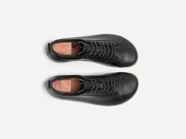 Rose Anvil X GORAL SMUGS Barefoot Low Top Horween Black Leather Sneaker PRE-ORDER - GORAL 