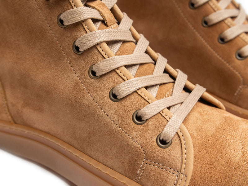Rose Anvil X GORAL SMUGS High Top Sneaker 2.0 - Tobacco Kudu Reverse