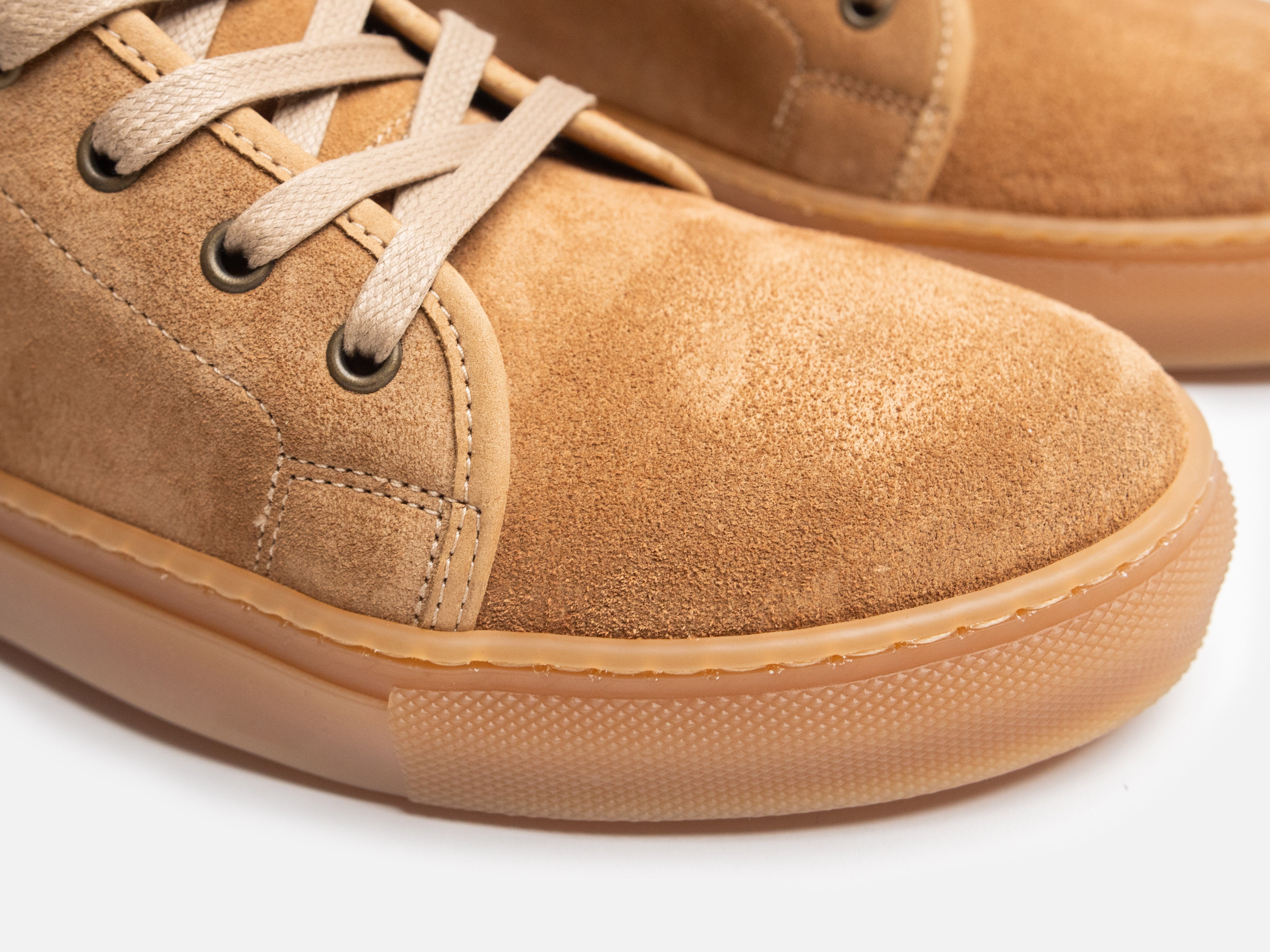 Rose Anvil X GORAL SMUGS High Top Sneaker 2.0 - Tobacco Kudu Reverse